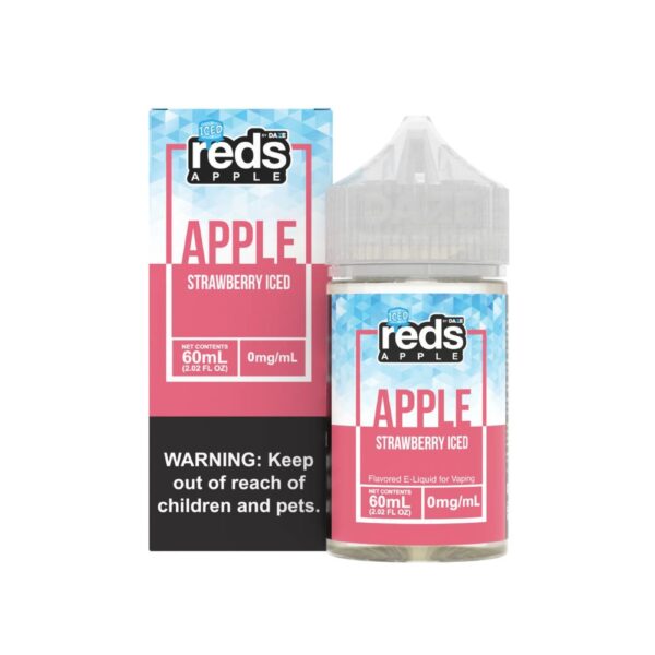 7 Daze – Reds Strawberry Iced 100mL - Image 2