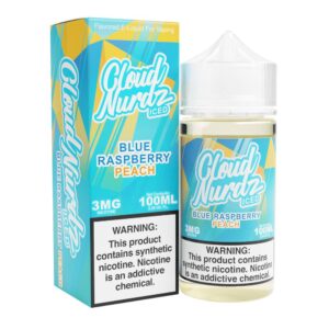 Cloud Nurdz TFN ICED – Blue Raspberry Peach 100mL