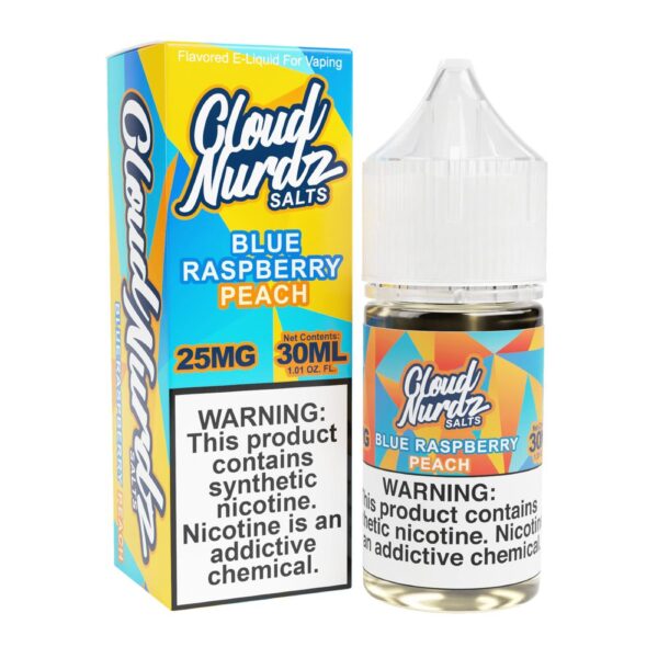 Cloud Nurdz TFN Salts – Blue Raspberry Peach 30mL