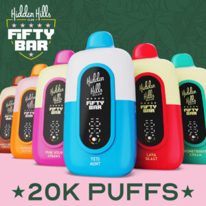 Hidden Hills x Fifty Bar 20000 Puff Disposable
