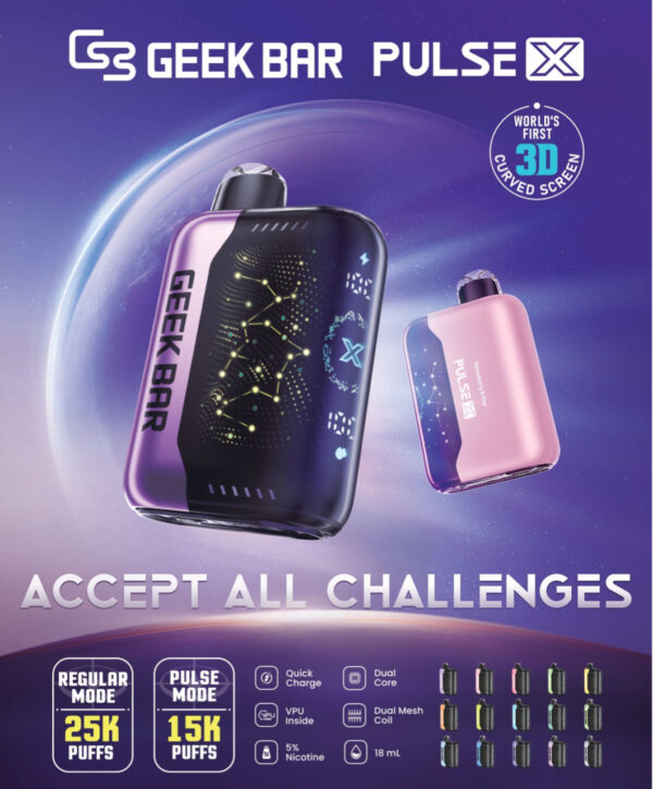 Geek Vape Pulse X 25,000 Puff Disposable - Image 2