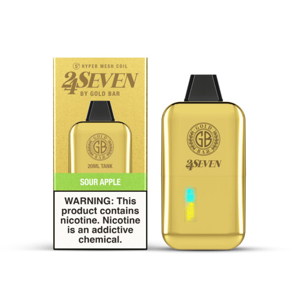 Gold Bar 24Seven 24K 24000 Puff Disposable - Image 2