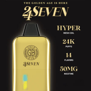 Gold Bar 24Seven 24K 24000 Puff Disposable