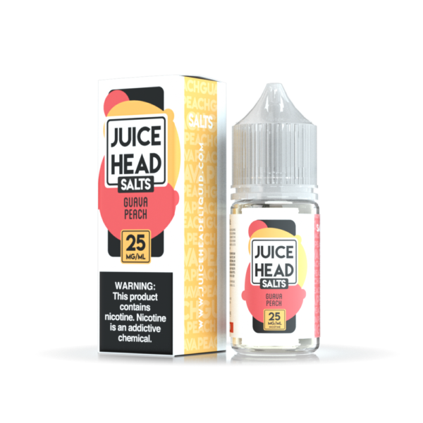 Juice Head Salts – Guava Peach 30mL