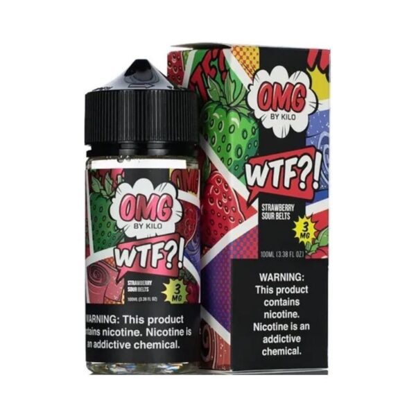 OMG – WTF Strawberry Sourbelts 100mL