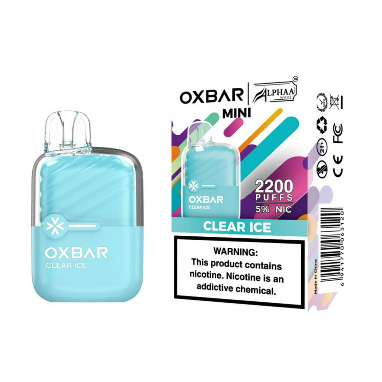 OXBAR x Alphaa Wave Mini 2200 Puff Disposable - Image 2