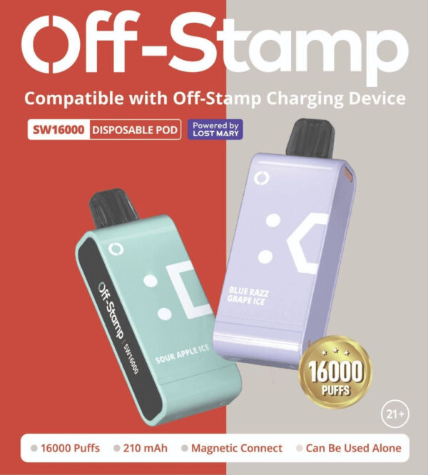 Off Stamp SW16000 16,000 Puff Disposable Replacement Pod Cartridge – 1PK