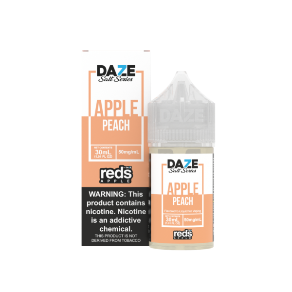 7 Daze Salt – Reds Peach 30mL