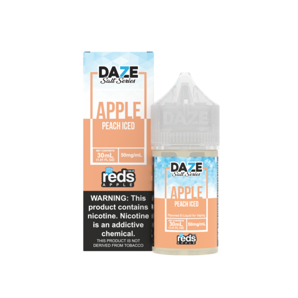 7 Daze Salt – Reds Peach Iced 30mL