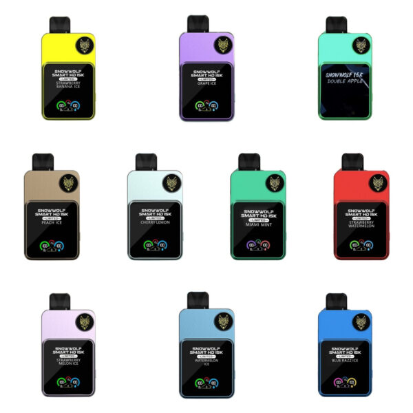 SnowWolf Smart HD 15K Limited 15,000 Puff Disposable - Image 2