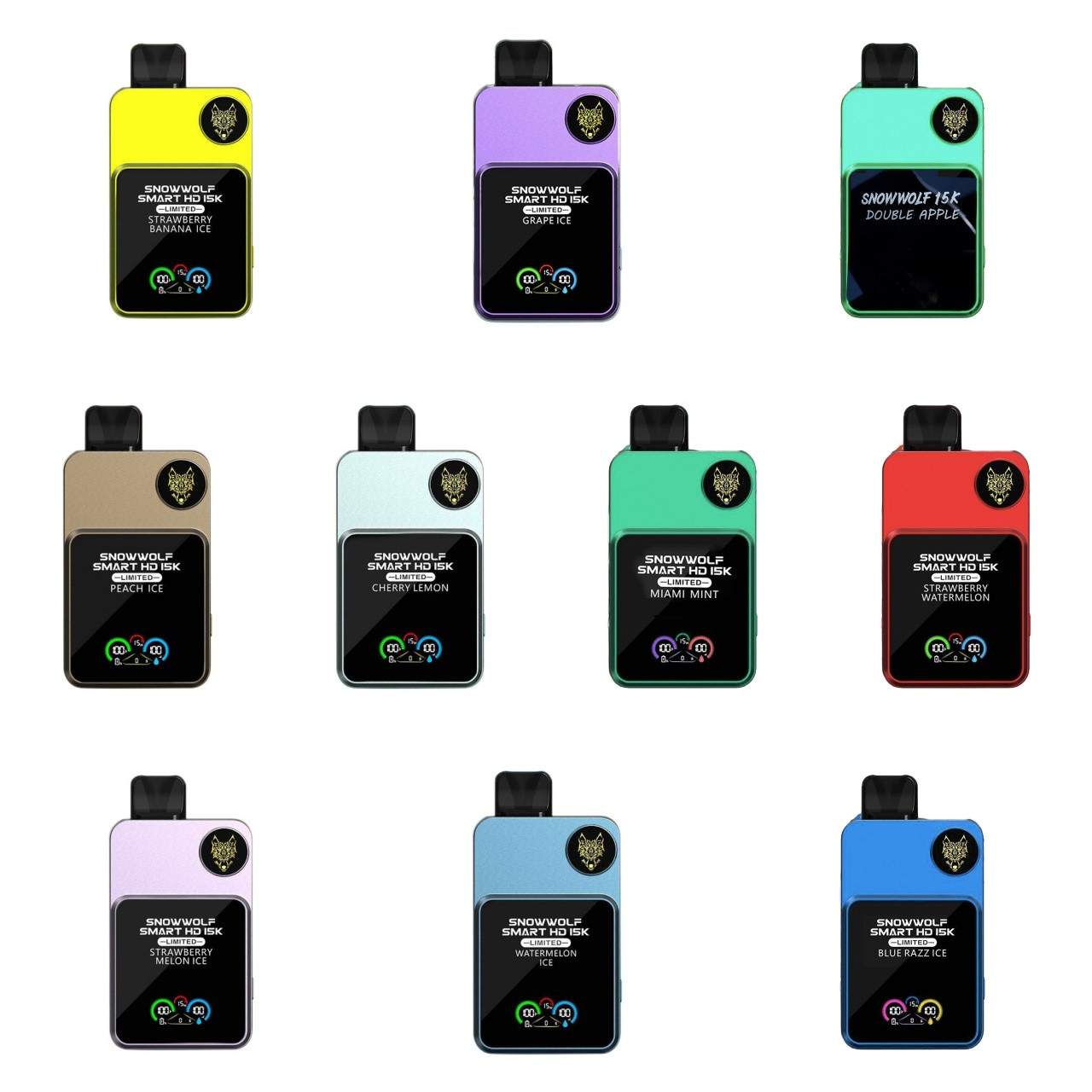 SnowWolf Smart HD 15K Limited 15,000 Puff Disposable - Image 2
