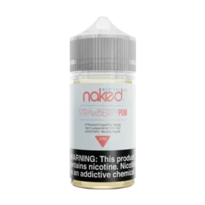 Naked 100 Menthol – Strawberry Pom (Brain Freeze) 60mL